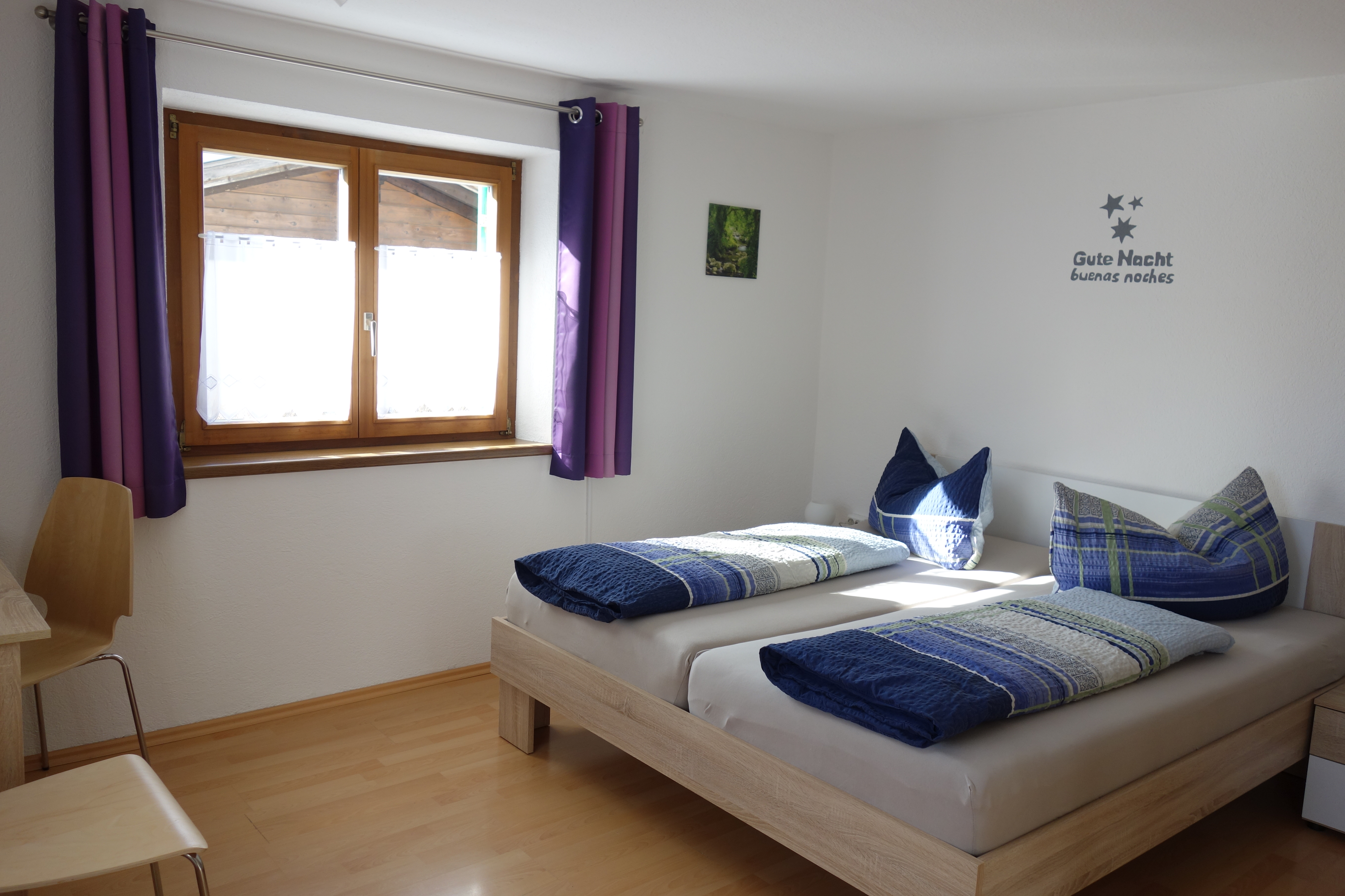 Schlafzimmer 2 der Ferienwohnung Astra