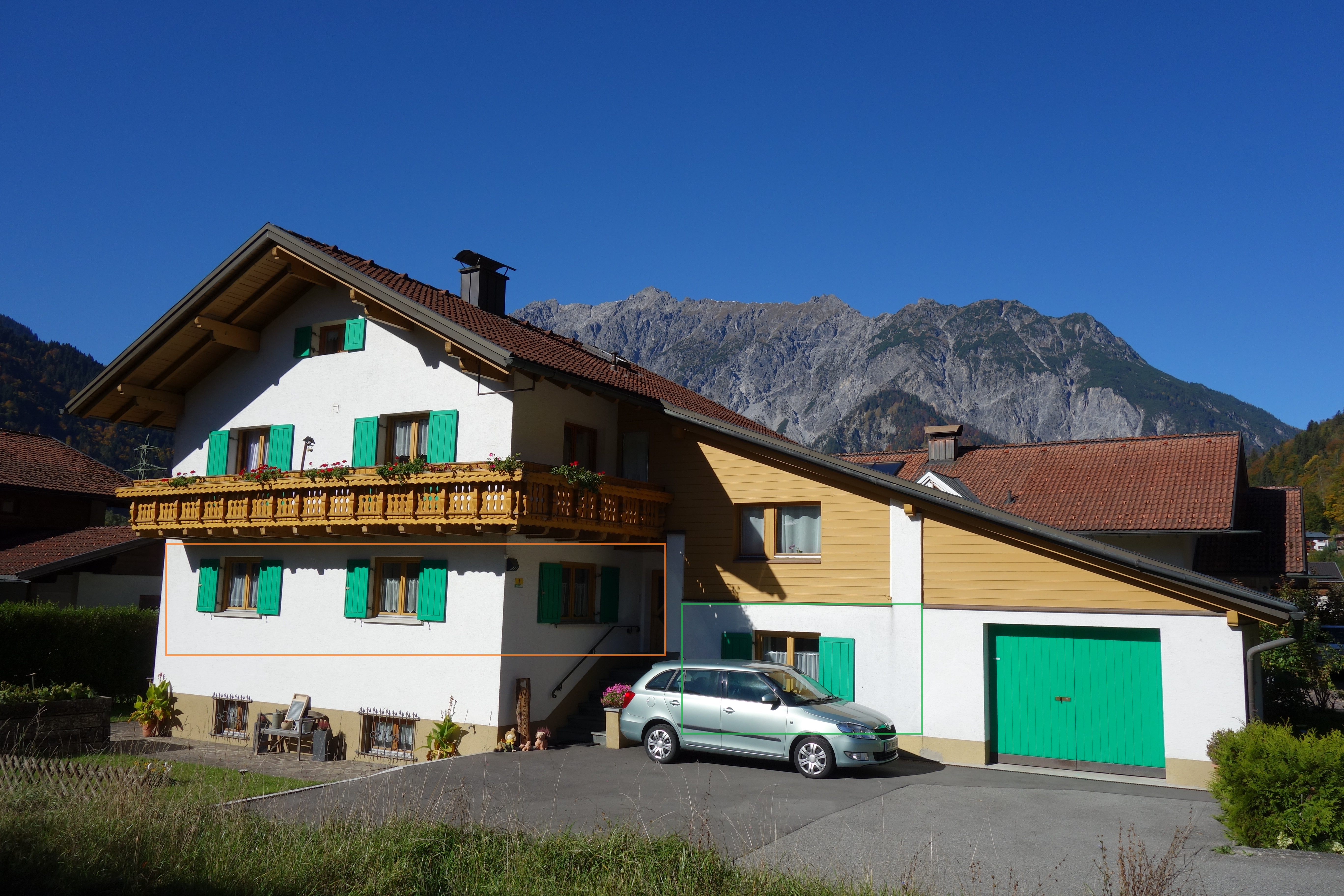 Haus der Ferienwohnung Astra